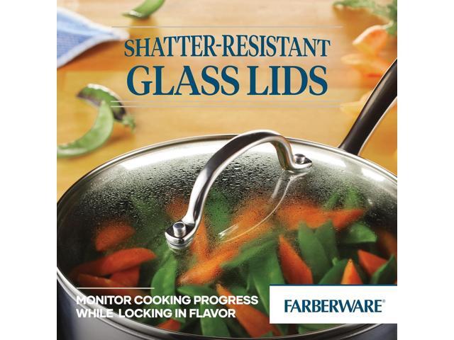 Farberware Millennium Stainless Steel Nonstick Cookware Set, 10-Piece Pot and Pan Set, Stainless Steel