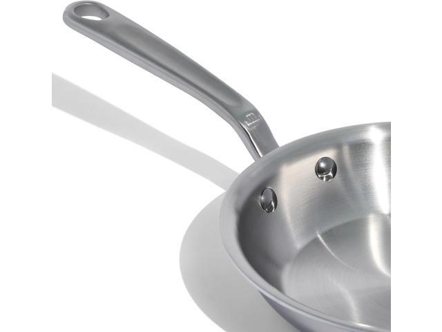 Made In Cookware - 8-Inch Stainless Steel Frying Pan - 5 Ply Stainless Clad - Professional Cookware - Crafted in Italy - Induction Compatible