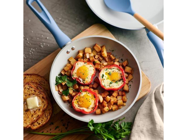 Tramontina 10 & 12-Inch Ceramic Non Stick Frying Pan Set, Heavy-Gauge Aluminum Skillet with PFOA/PTFE-Free Nonstick Coating, Dishwasher and Oven...