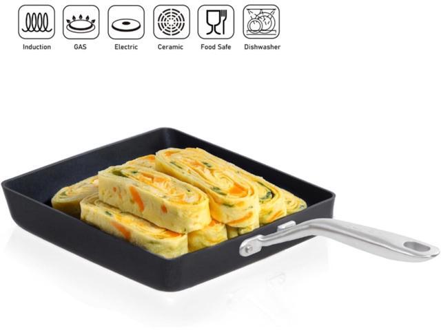 TECHEF - Onyx Collection, Nonstick Tamagoyaki Japanese Omelette Pan/Egg Pan (PFOA Free), Made in Korea