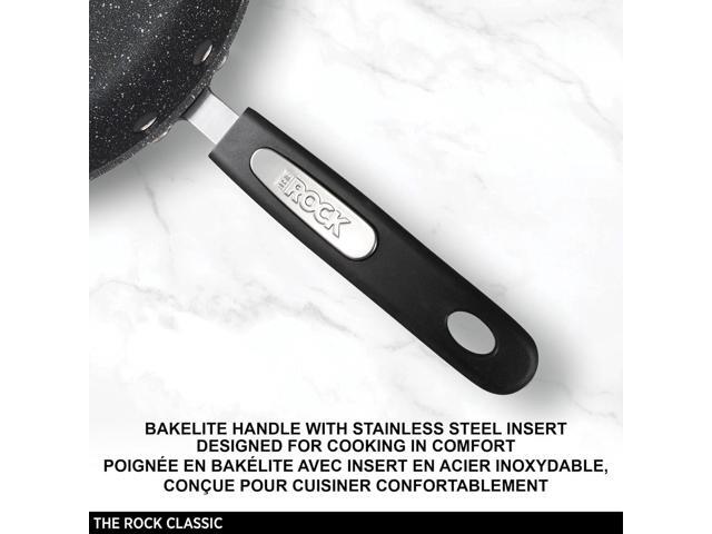 Starfrit The Rock 26cm (10') Non-Stick Multi Pan - Tawa - Durable Forged Aluminum - Oven Safe - PFOA Free - Easy to Clean - Black