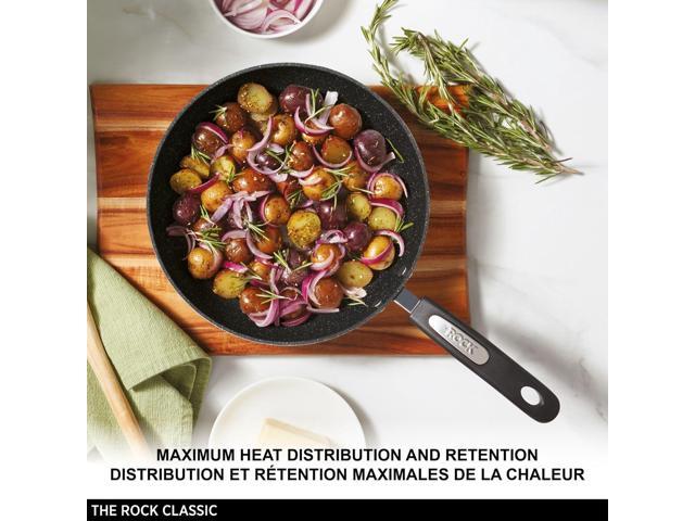Starfrit The Rock 26cm (10') Non-Stick Multi Pan - Tawa - Durable Forged Aluminum - Oven Safe - PFOA Free - Easy to Clean - Black