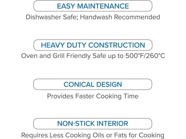 VIKING Culinary Contemporary 3-Ply Stainless Steel Nonctick Fry Pan, 8 Inch, Ergonomic Stay-Cool Handle, Dishwasher, Oven Safe, Works on All...