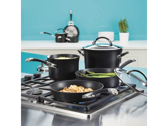 Circulon Symmetry Hard-Anodized Nonstick Frying Pan, 8.5-Inch, Black