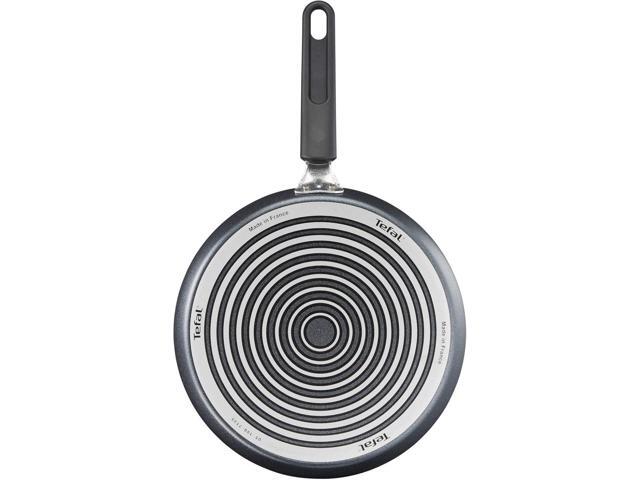 Tefal Elegance Aluminium Crepe Pan, Aluminium, Black, 43 x 25,8 x 5,5 cm