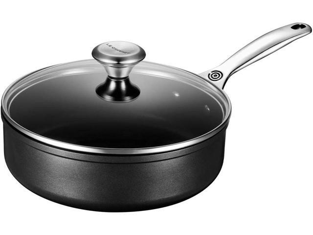 Le Creuset Toughened Nonstick PRO Saute Pan With Glass Lid, 3.5 qt.