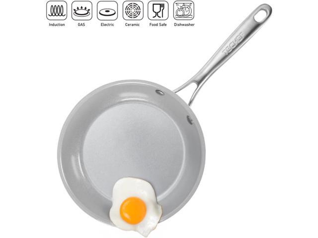 TECHEF - CeraTerra - 8 inch Ceramic Frying Pan PFAS, PTFE & PFOA-Free, Toxin-Free Ceramic Coating, Induction-Ready, Oven & Dishwasher Safe,...