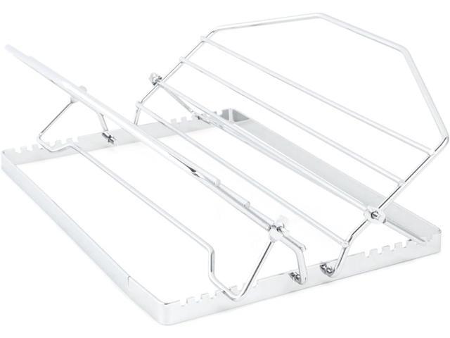 Fox Run Non-Stick Roasting and Cooling Rack, Adjustable, 11' x 10' x 5', Metallic