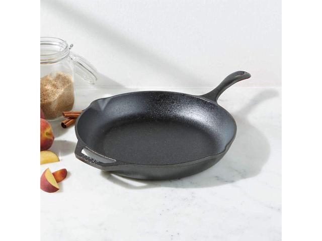 Lodge 12' Cast Iron Skillet - Chef Collection - Perfect Sear - Ergonomic Handles - Superior Heat Retention - Cast Iron Cookware & Skillet