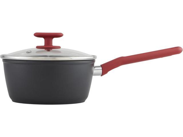 GoodCook ProEase Nonstick Sauce Pan with Lid, 2-Quart, Black, Nonstick Cookware, Even Heating, Dishwasher Safe, Ergonomic Handle, Non-Toxic,...