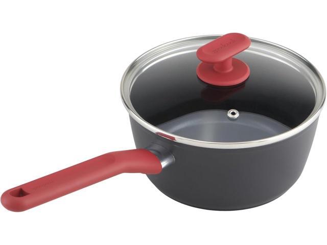 GoodCook ProEase Nonstick Sauce Pan with Lid, 2-Quart, Black, Nonstick Cookware, Even Heating, Dishwasher Safe, Ergonomic Handle, Non-Toxic,...