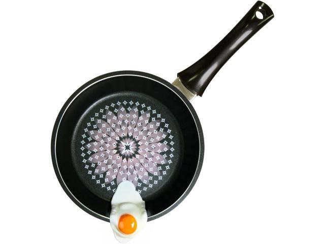 TECHEF - Blooming Flower Frying Pan, with Teflon Platinum Non-Stick Coating (PFOA Free) / Ceramic Coated Outside/Induction Ready (20 cm (8 in))