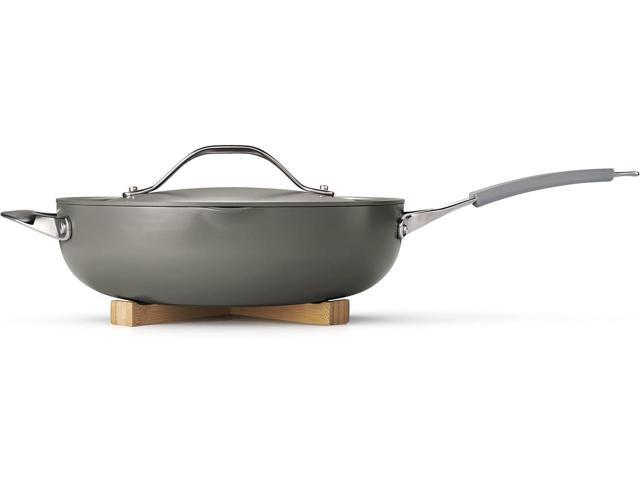 Tramontina All in One Plus Pan, 5 Qt Ceramic Non Stick (Charcoal Gray), 80110/088DS