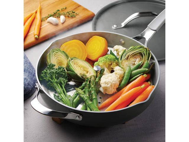 Tramontina All in One Plus Pan, 5 Qt Ceramic Non Stick (Charcoal Gray), 80110/088DS