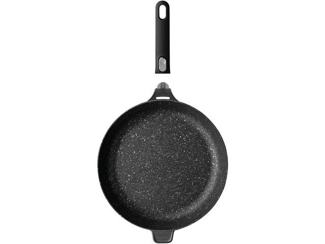 Berghoff GEM Non-stick Fry Pan 12.5', Stay-cool Detachable Handle, Ferno-Green, Non-Toxic Coating, Induction Cooktop Ready