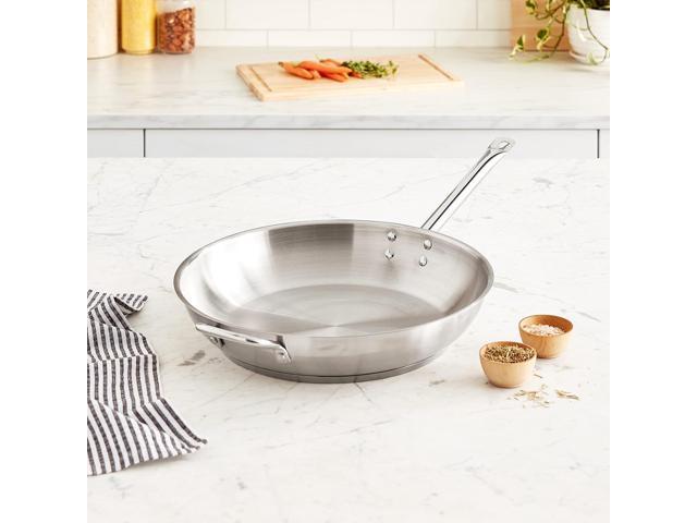 Winware SSFP-14 FryPanSS, 14 Inch, Stainless Steel