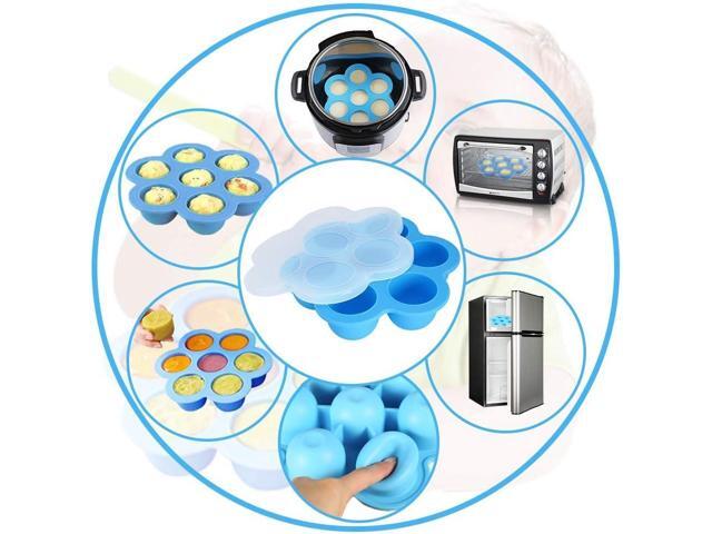 Accessories for Instant Pot, 73 PCS Accessories for Pressure Cooker for 5/6/8 Qt Electric Pressure Cooker -2 Steamer Baskets, Steamer Rack,...
