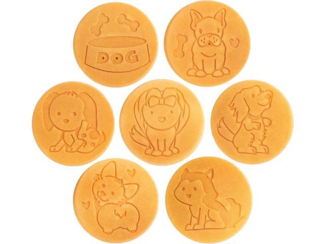 Puppy Friends Mini Pancake Pan- Make 7 Unique Flapjacks- Nonstick Griddle w Long Handle for Breakfast Pup Animal Fun & Easy Cleanup Fun Dog Related...