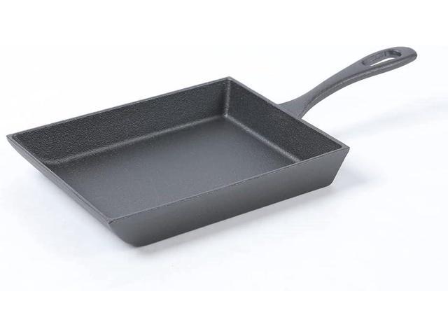 HAWOK Japanese Omelette Pan Cast Iron Rectangle Egg Pan tomagoyaki pan rolled eggs pre-seasoned