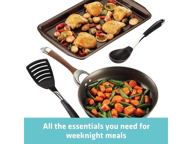 Circulon Symmetry Dishwasher Safe Hard Anodized Nonstick Cookware Pots and Pans Set, 4 Piece (Baking Sheet), Chocolate