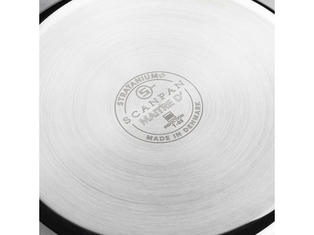 Scanpan Stratanium+ Nonstick Stainless Steel 9.5 & 11' Fry Pan Skillet Set - Maitre D' - Made in Denmark