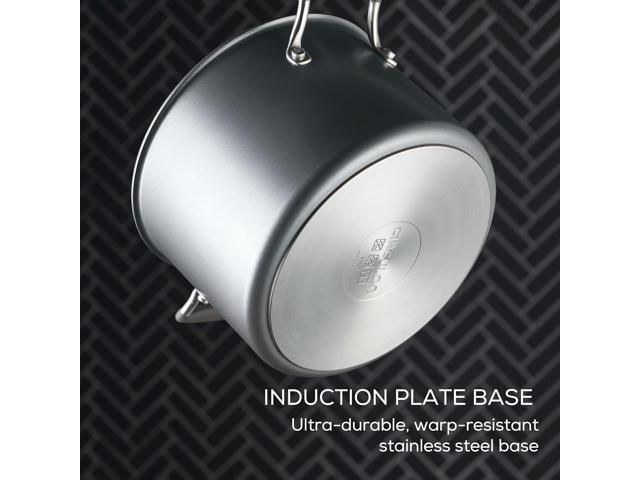 Circulon A1 Series with ScratchDefense Technology Nonstick Induction Cookware/Pots and Pans Set, 9 Piece, Graphite