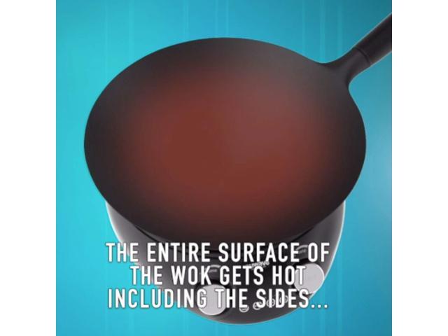 Nuwave Induction Wok, 3 Wattages 600, 900 & 1500, Precise Temp Controls from 100°F to 575°F in 5°F, Infuse Complex Charred Aroma & Flavor,...