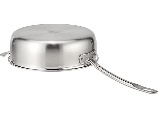 Cuisinart MCP33-24HN MultiClad Pro Stainless 3-1/2-Quart Saute with Helper and Cover Skillet, 3.5-Quart, Sauté Pan w/Helper & Cover