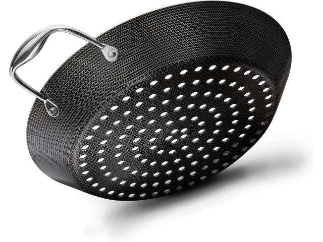HexClad Hybrid Nonstick BBQ Grill Pan, Dishwasher-Friendly, BBQ and Oven-Safe Up to 900°F