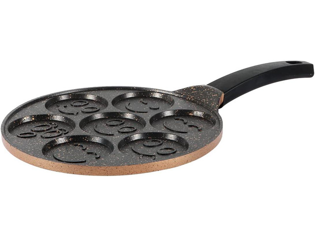 serenk Mini Pancake Pan, Non Stick Pancake Pan for Stove Top with Aluminum Casting and Granite Coating, Dishwasher Safe, PFOA-APEO Free, Non-Stick,...