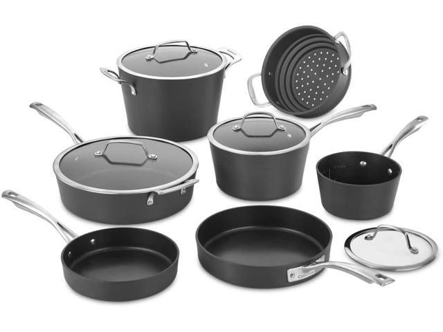 Cuisinart 62I-11 Cookware Set, Black, Medium