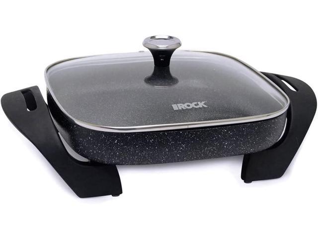 Starfrit The Rock Electric Skillet, 13.40in. x 14.20in. x 5.90in, Black