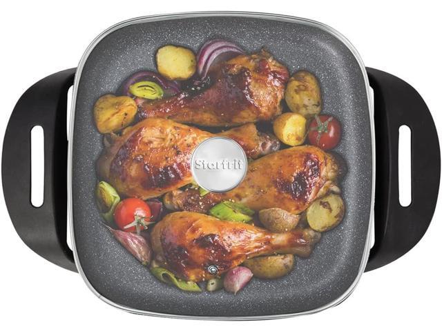 Starfrit The Rock Electric Skillet, 13.40in. x 14.20in. x 5.90in, Black