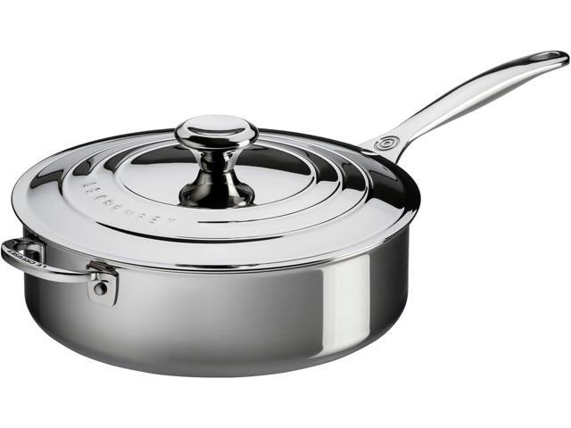 Le Creuset Tri-Ply Stainless Steel Saute Pan, 3 qt.