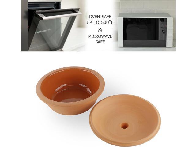 Eurita Clay Roaster, Non-Stick Dutch Oven, Versatile Cooking Vessel With Free Recipe Guide, 4 Quarts