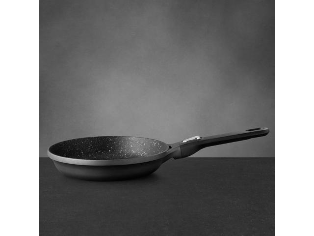 Berghoff GEM Non-Stick Cast Aluminum Frying Pan 10' 1.8 qt. Stay-Cool Detachable Handle Ferno-Green PFOA-Free Induction Cooktop Fast Heating Oven Safe