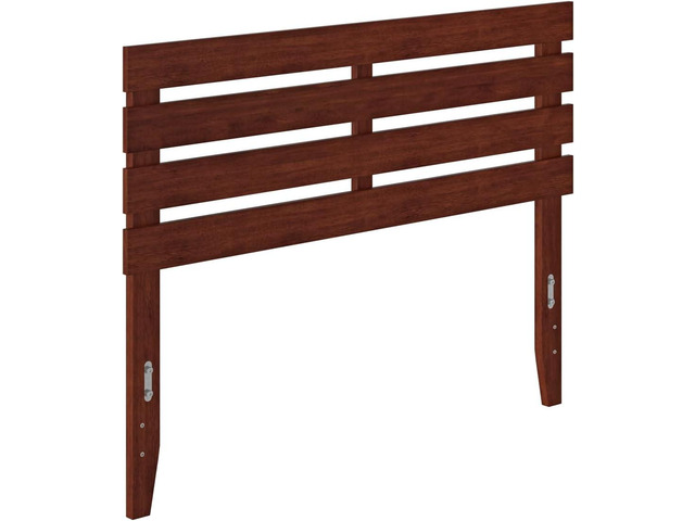 AFI, Oxford Full Headboard with Attachable USB Charger, Walnut
