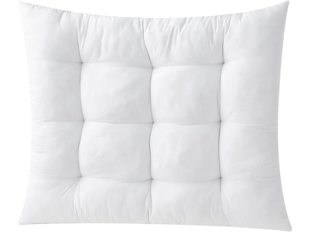 DormCo Rainha - Puffy Tufted College Headboard - White