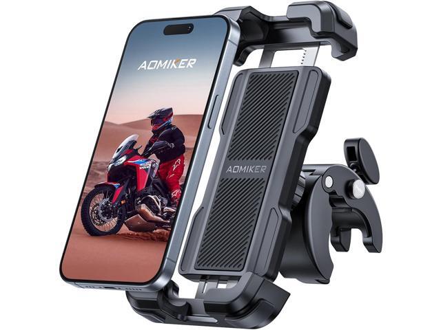 Bike Motorcycle Phone Holder Mount - [2025 Quick Release] Bike Phone Holder Handlebar Clamp, Bicycle Scooter Phone Clip for iPhone 16 15 14 13 12...