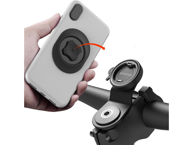 sincetop Bike Phone Mount,Mountain Bicycle Stem Phone Holder,Aluminum Handlebar Cell Phone Clamp,Gravel/MTB/Road E-Bike Cycling Cell Phone...
