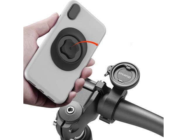 Bike Phone Mount,Motorcycle Phone Holder with Universal Adapter,Out Front Bicycle Handlebar Mount for Mountain Road EBike,Scooter,Moto,MTB,Quick...