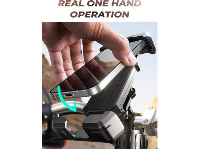LISEN Bike Phone Holder for Electric Scooter, Dirt Bike Accessories Handlebar E Bike Phone Holder, Bicycle Phone Mount, Dirtbike Mini Bike...