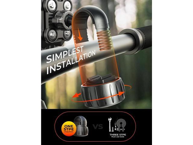LISEN Bike Phone Holder for Electric Scooter, Dirt Bike Accessories Handlebar E Bike Phone Holder, Bicycle Phone Mount, Dirtbike Mini Bike...