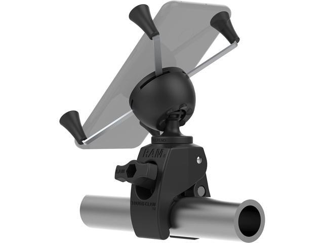 RAM MOUNTS X-Grip Large Phone Mount with RAM Snap-Link Tough-Claw RAM-HOL-UN10-400U for Motorcycle, ATV/UTV, Bike