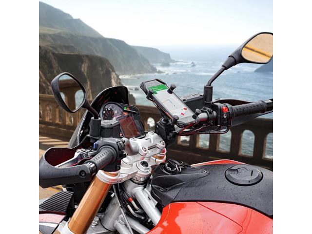 RAM MOUNTS X-Grip Large Phone Mount with RAM Snap-Link Tough-Claw RAM-HOL-UN10-400U for Motorcycle, ATV/UTV, Bike