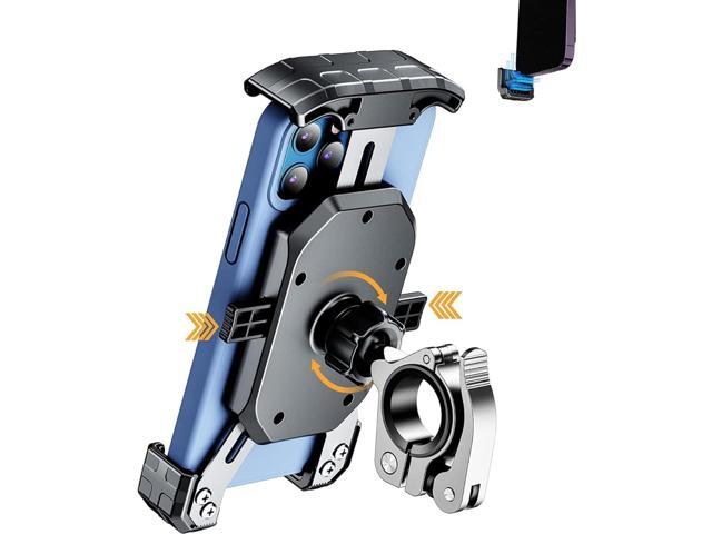 Kewig Bike Phone Mount Holder, Motorcycle Phone Mount [1s Lock] [One Hand Operation], Bicycle Scooter Handlebar Cradle Clip for iPhone 16 Pro...