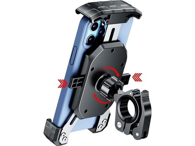 Kewig Bike Phone Mount Holder, Motorcycle Phone Mount [1s Lock] [One Hand Operation], Bicycle Scooter Handlebar Cradle Clip for iPhone 16 Pro...