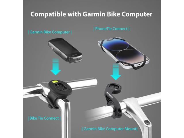 BONE Bike Tie Connect Kit 2, Bike Cell Phone Mount for Stem, Detachable & 360° Rotatable Silicone Holder with Shock-Absorbing Design, Cycling Phone...