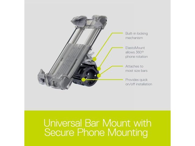 Bike Phone Mount by Delta Cycle - Bicycle Phone Holder Adjusts to Any Handlebar & Fits Any Phone or iPhone - Universal and Easily Accessible Bike...