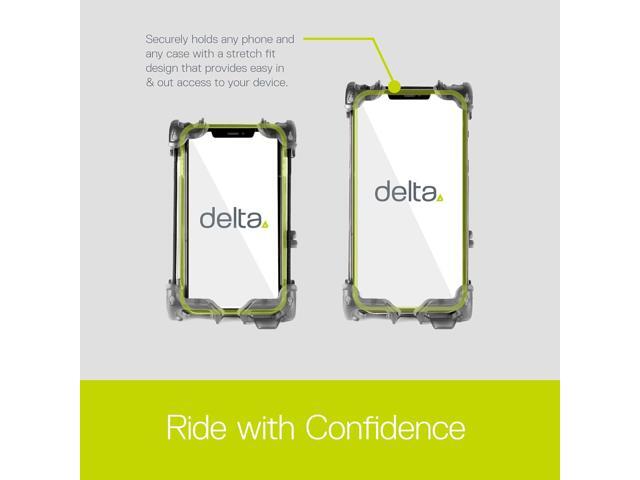 Bike Phone Mount by Delta Cycle - Bicycle Phone Holder Adjusts to Any Handlebar & Fits Any Phone or iPhone - Universal and Easily Accessible Bike...